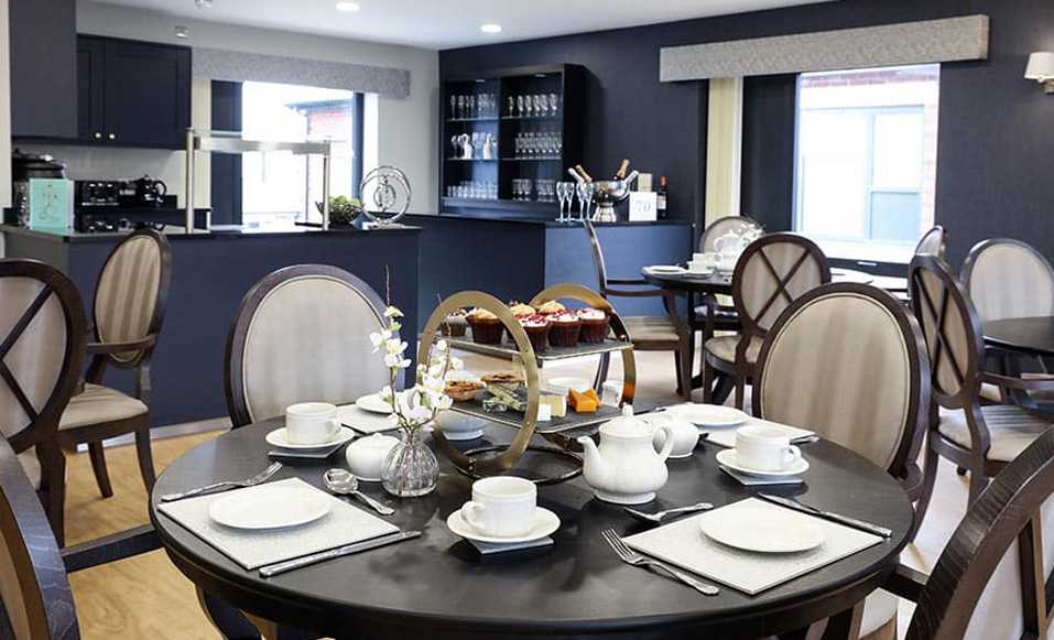 Ribble Court Care Home dining room
