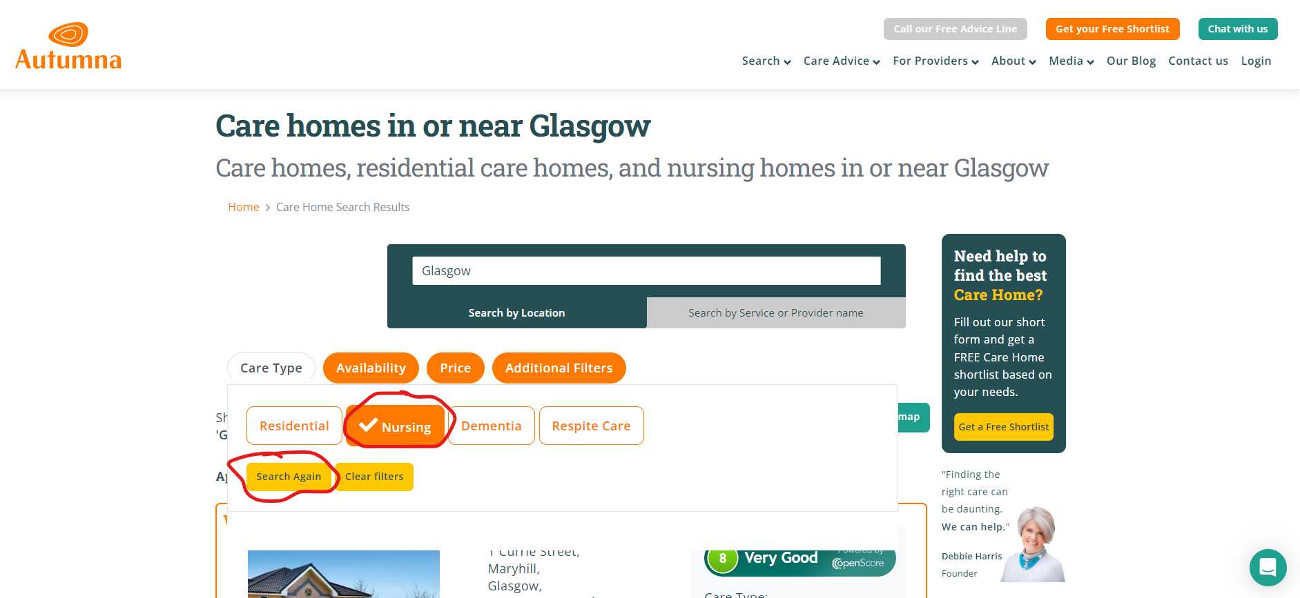 How to manage the cost of nursing home care in Scotland Autumna