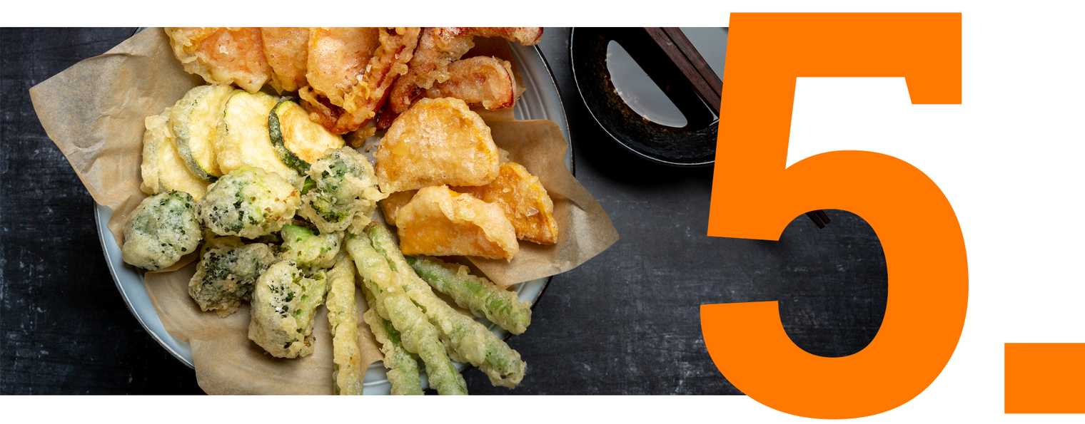 No.5: Vegetable tempura