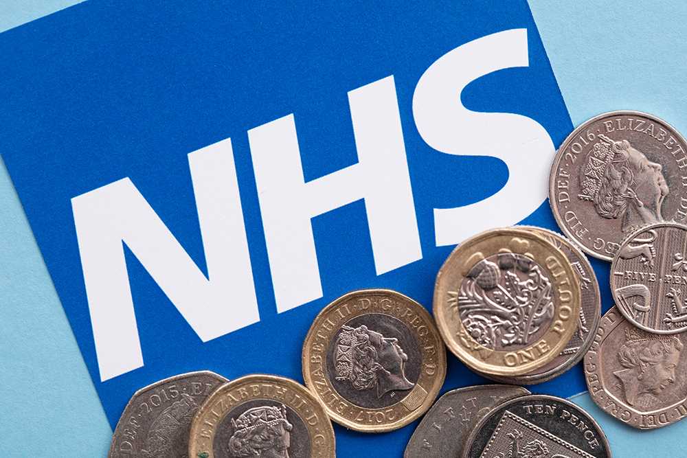What is CHC Funding? NHS logo with coins