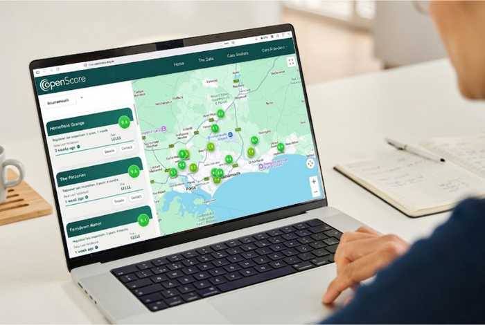 Find local care homes and events on the OpenScore map