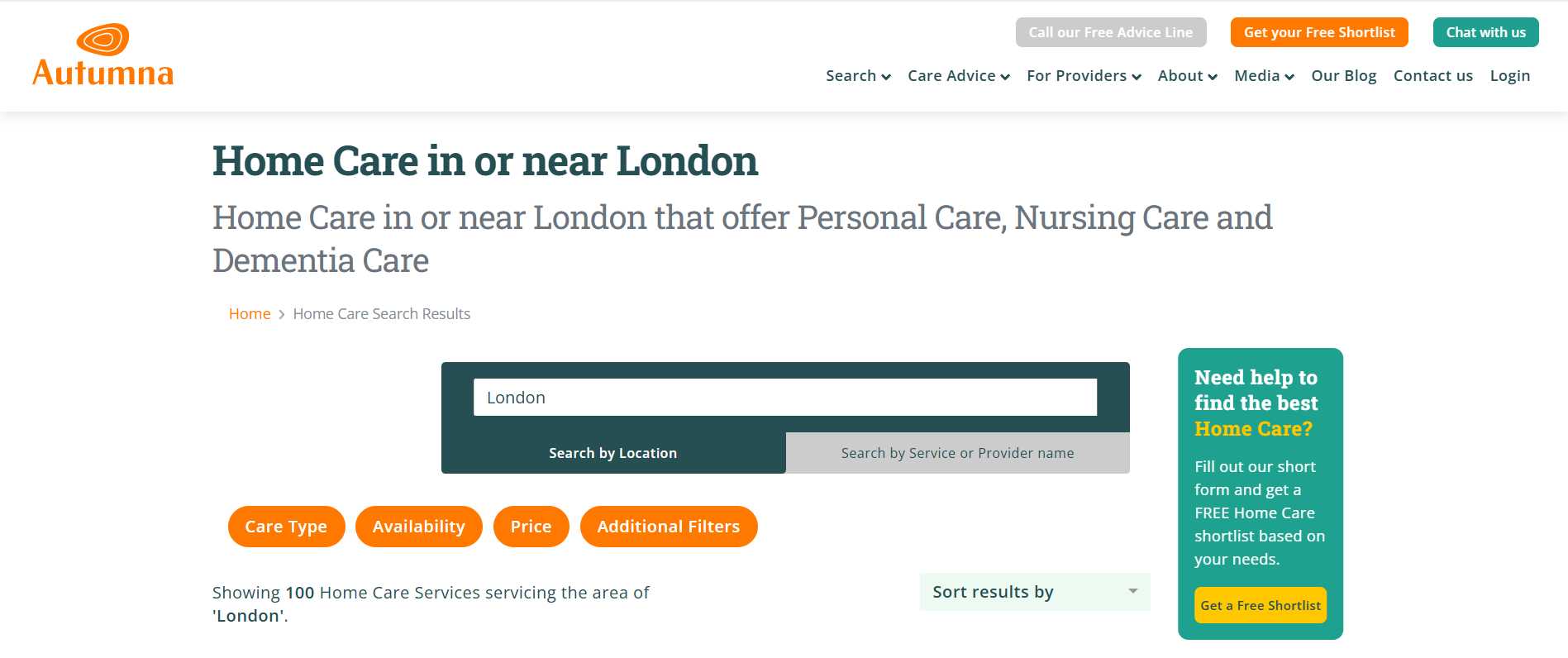 care at home for elderly people