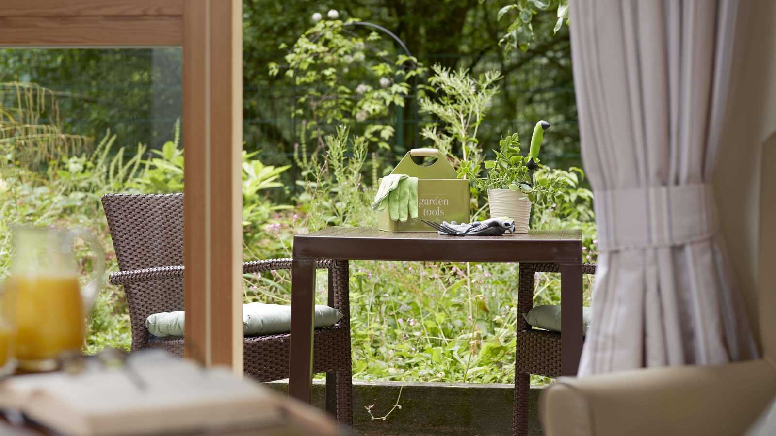Garden view of Whittington Care House
