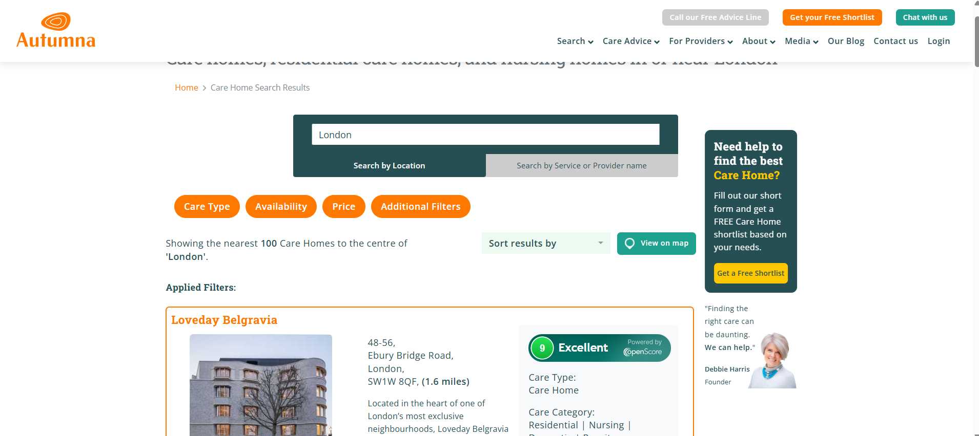 Autumna search directory