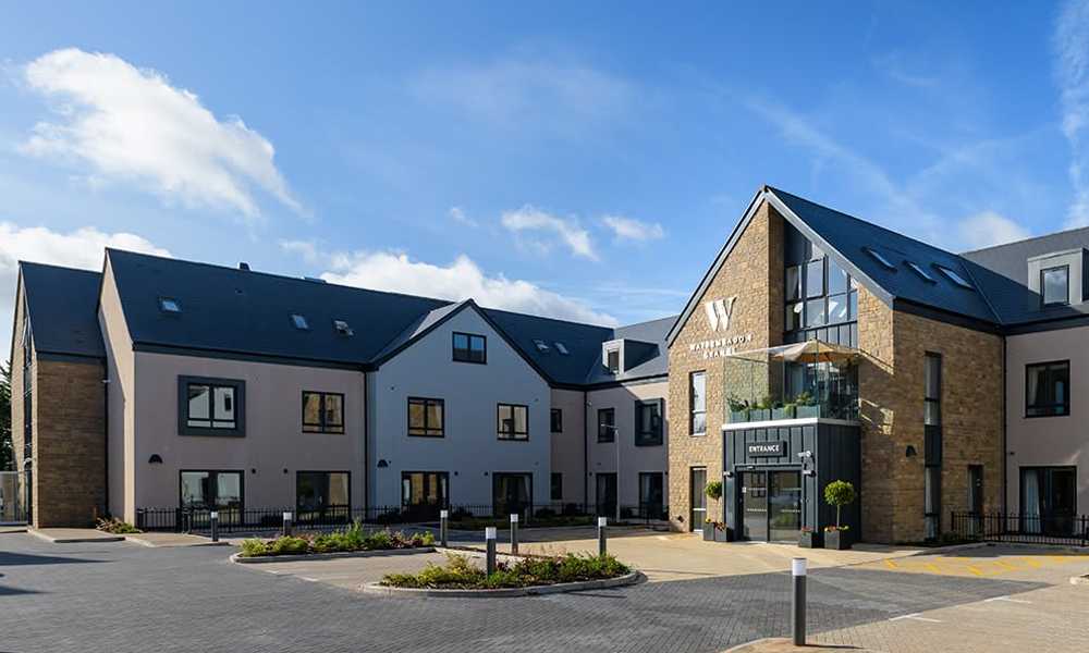 External shot of Watermeadow Grange Care Home in Exeter