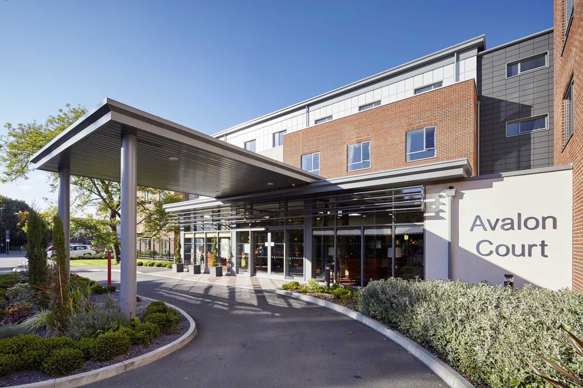 Exterior of Avalon Court Care Home, one of the best care homes for short-term respite care in Coventry
