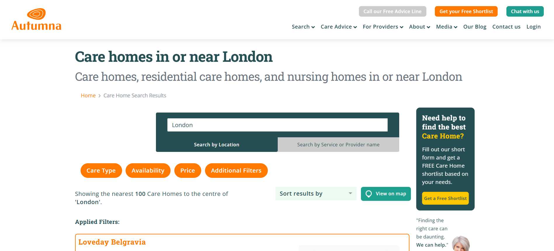 Council run care homes